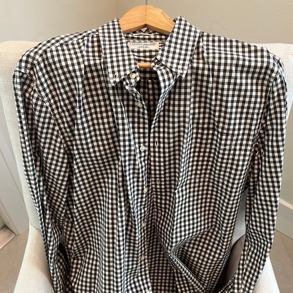 LUCKY BRAND CASUAL DRESS SHIRTS SIZE LARGE